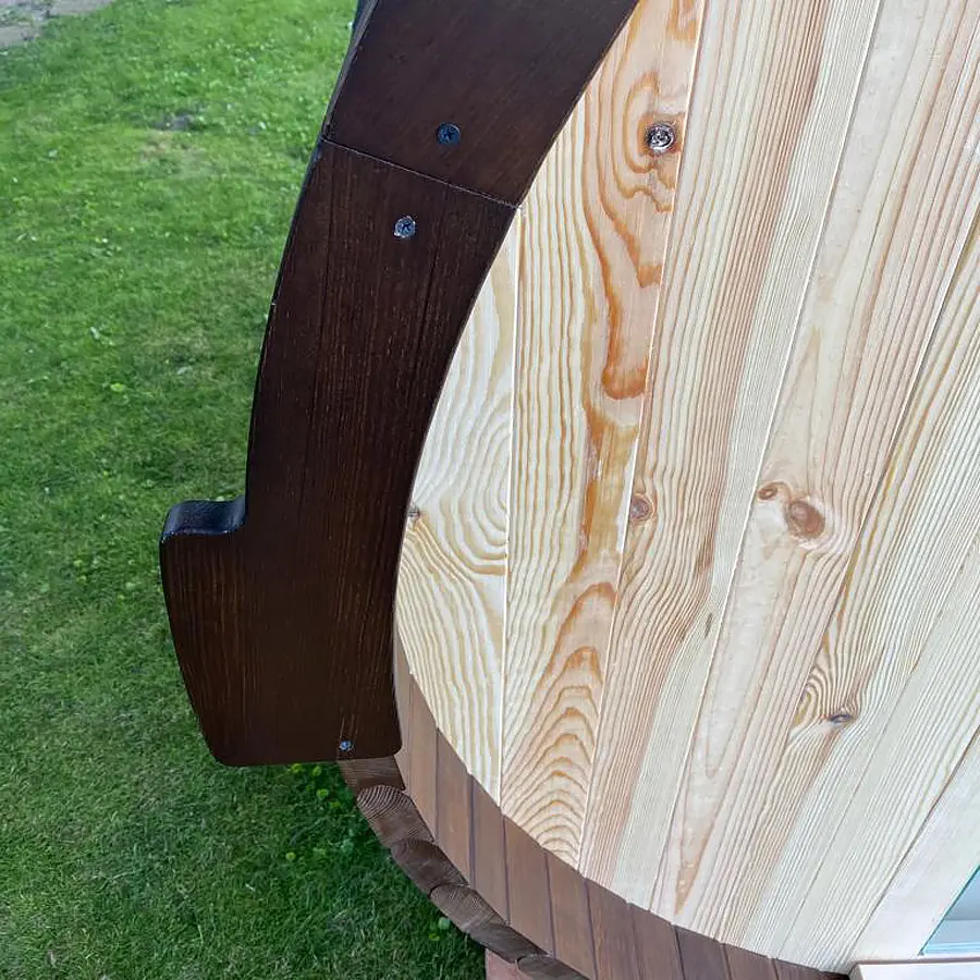 Model Smart Fassauna Kiefernholz inkl. E-Ofen – Bild 3