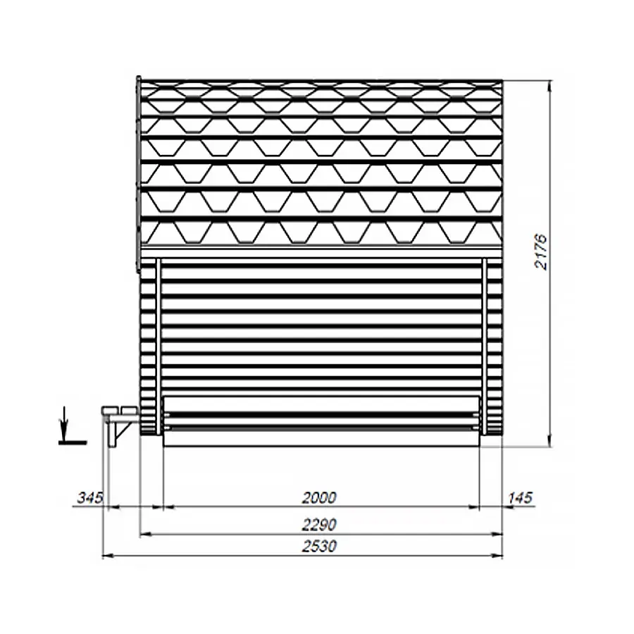 Model Compact Fassauna Kiefernholz inkl. E-Ofen – Bild 5
