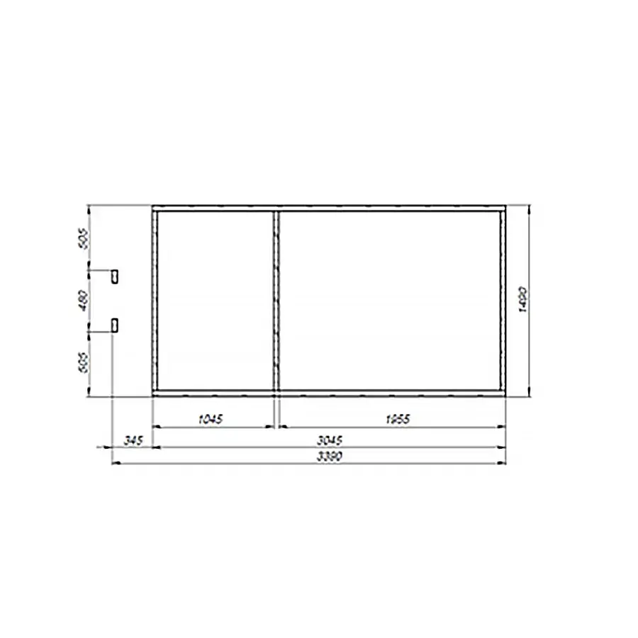 Modell "King Size" Fassauna Kiefernholz inkl. E-Ofen – Bild 6