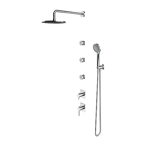 Y Unterputz-Duschsystem mit Seitendüsen