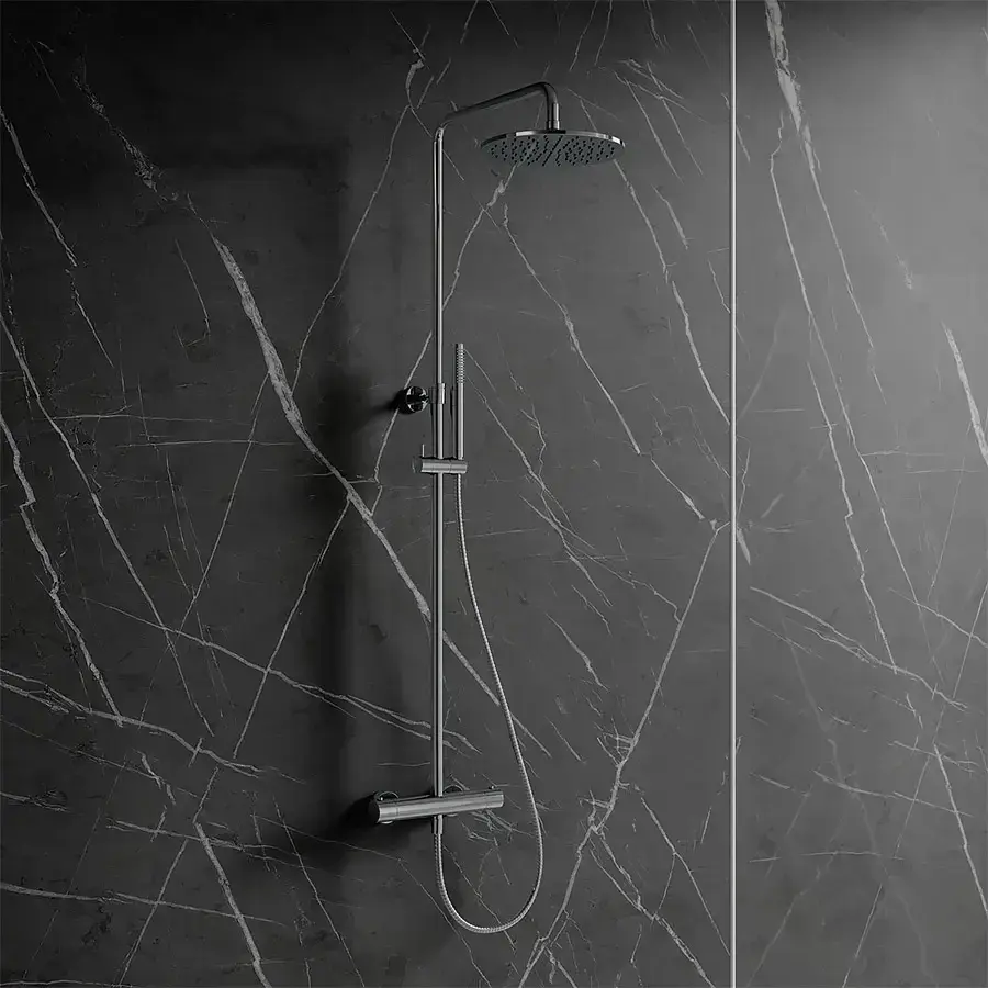 Aufputz-Duschsystem mit Thermostat – Bild 2