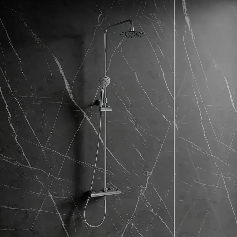 Aufputz-Duschsystem mit Thermostat – Bild 2